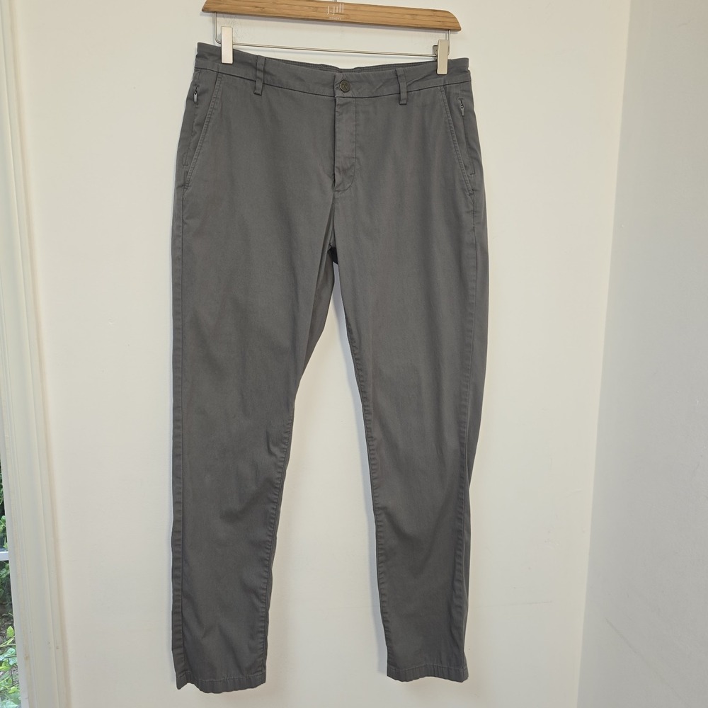 Bird Dogs Pants Mens 34x32 Gray Boom For Your Boomstick Lined Chino City Flex